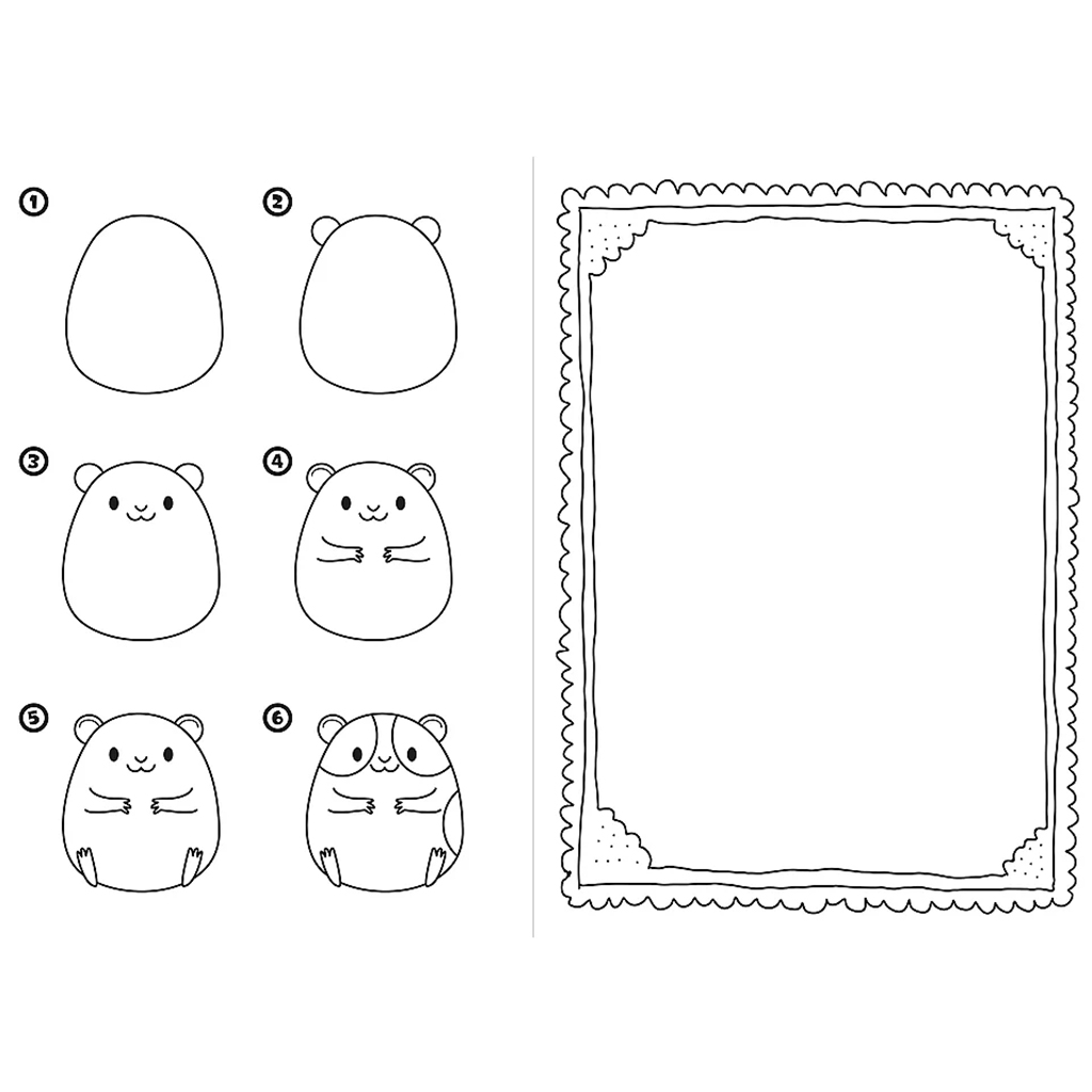 Kresli zvieratá krok za krokom - pracovný zošit - Trefl kép 3