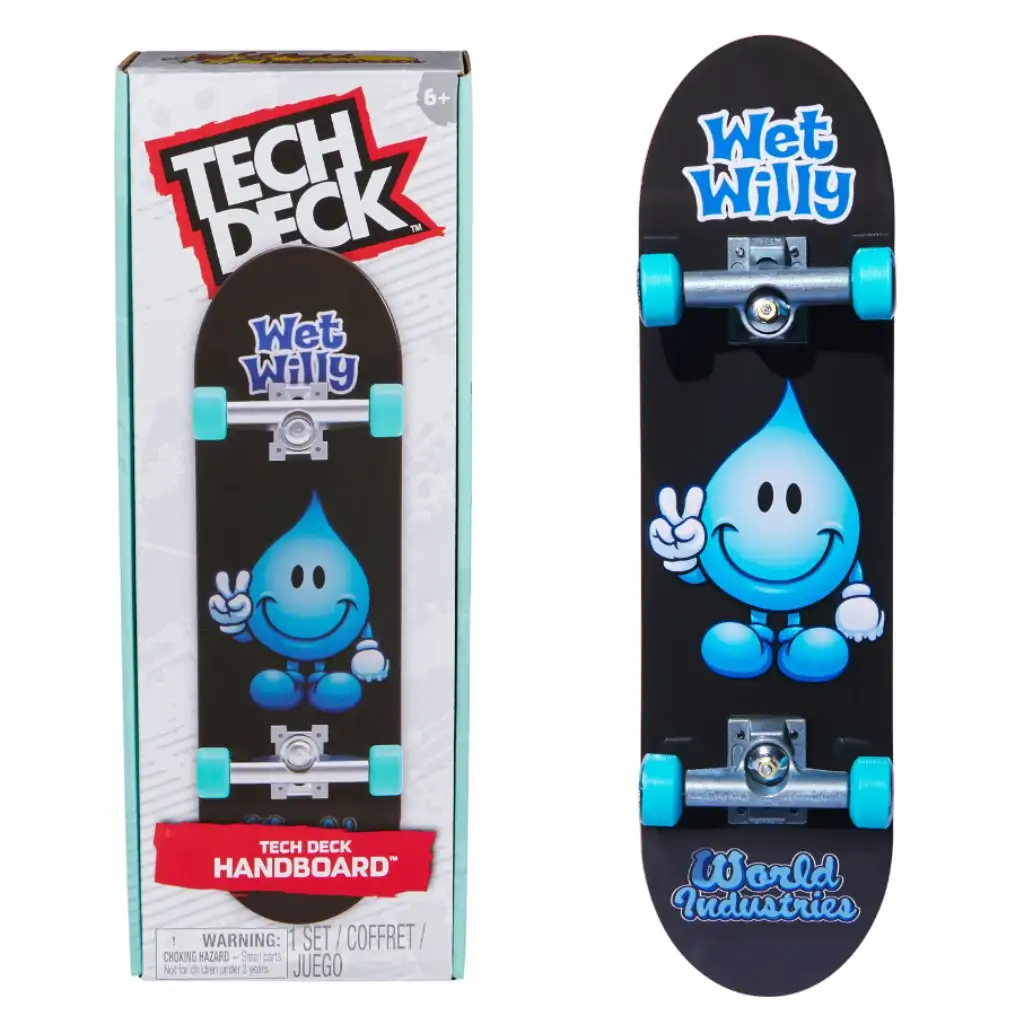 Tech Deck: Handboard óriásdeszka World Industries Wet Willy mintás gördeszka - Spin Master kép 1