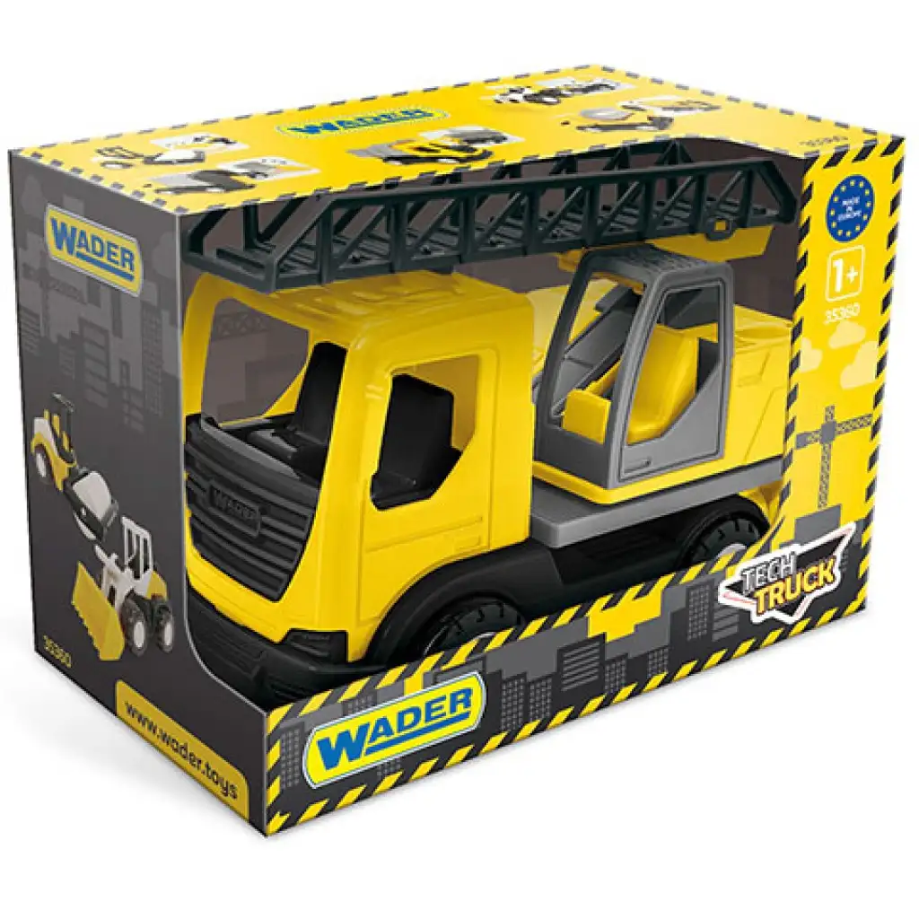 Tech Truck nákladné auto s rebríkom v krabici 23cm - Wader