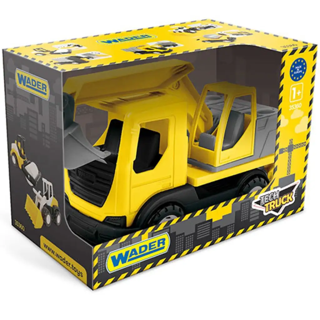 Tech Truck Nákladé vozidlo s drapákom 27 cm - Wader