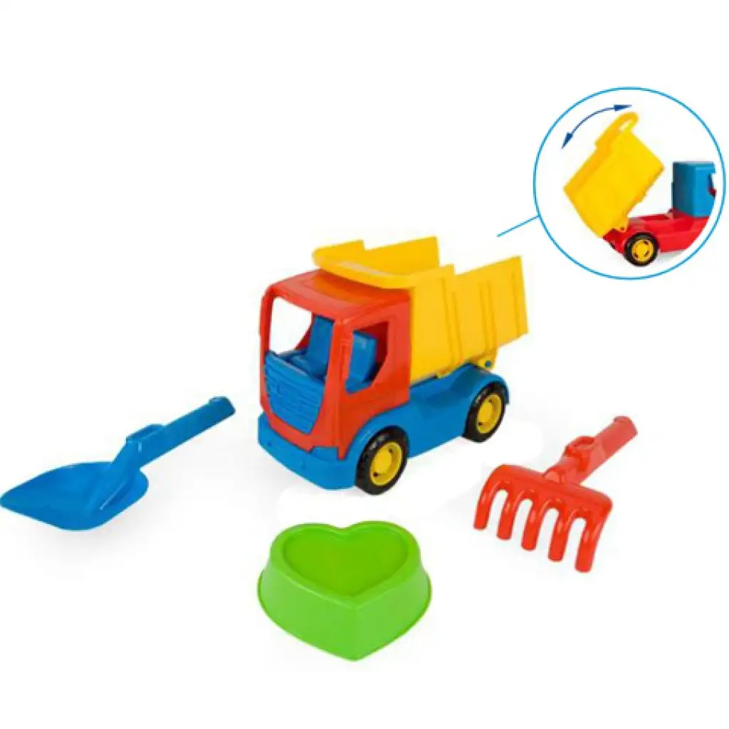 Tech Truck nákladné vozidlo a set do piesku 23cm - Wader
