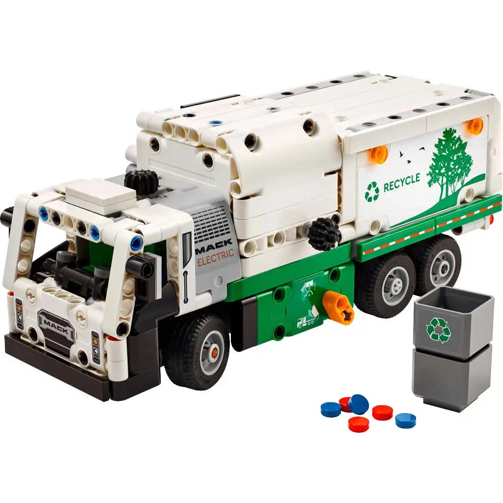 LEGO® Technic: Mack LR Electric smetiarske auto (42167) kép 4