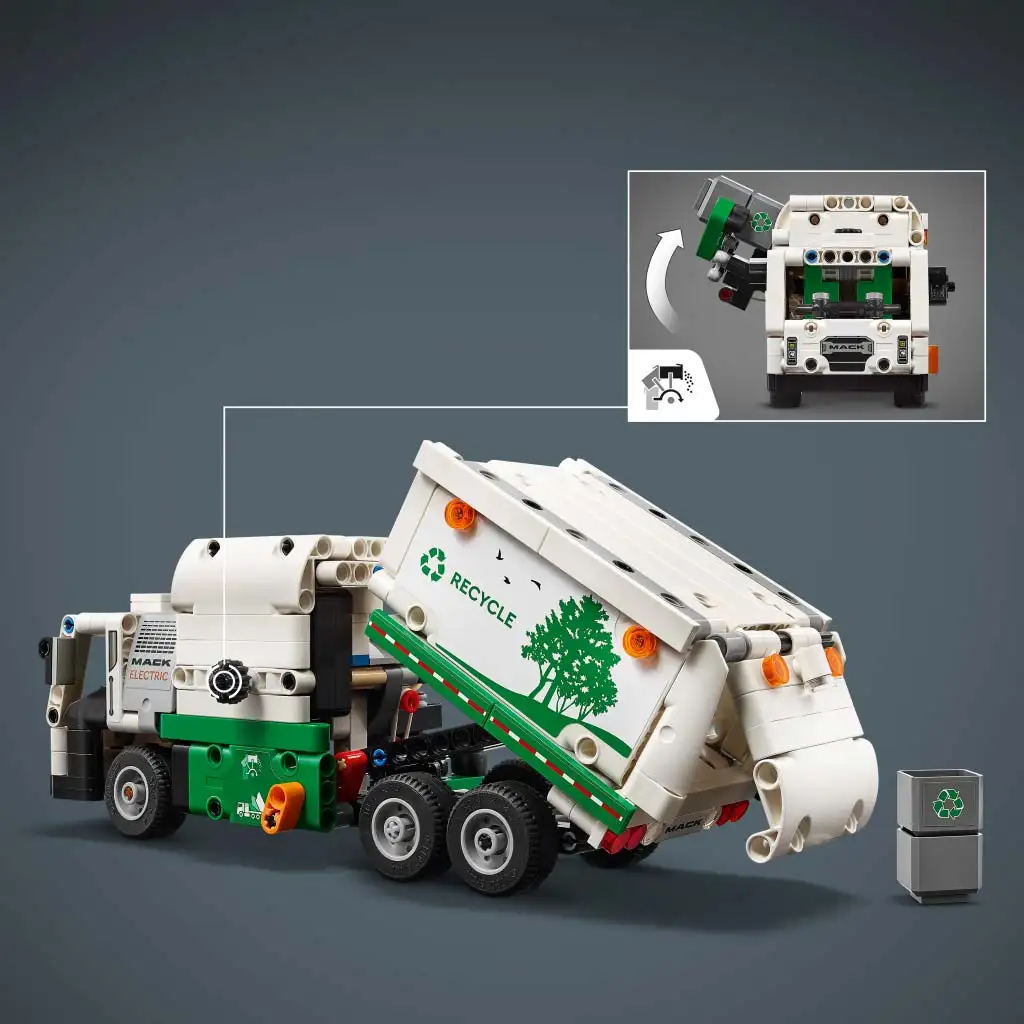 LEGO® Technic: Mack LR Electric smetiarske auto (42167) kép 5
