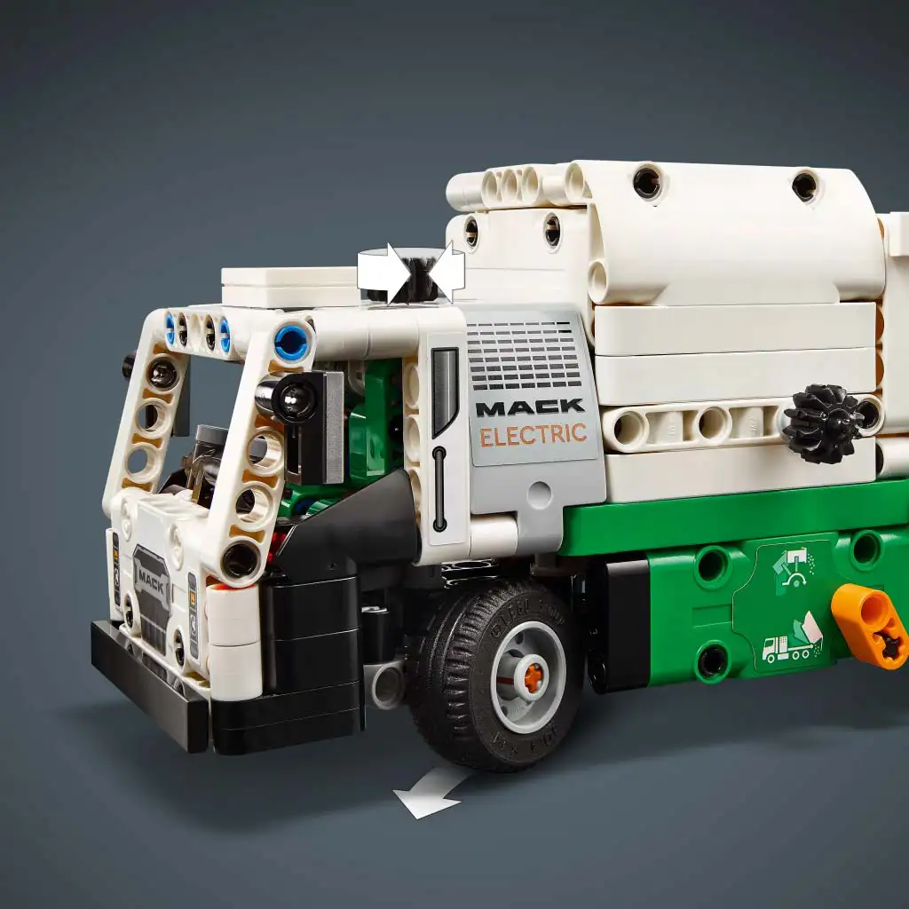 LEGO® Technic: Mack LR Electric smetiarske auto (42167) kép 6