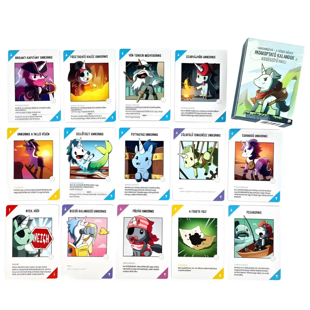 Unicorns: Strašné stádo Potokopotní dobrodruhovia párty spoločenská hra kép 2