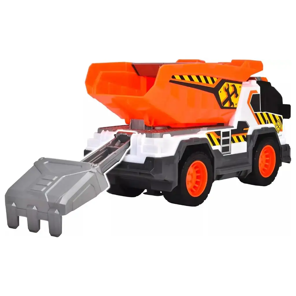 Teherautó fénnyel és hanggal 30cm - Dickie Toys kép 2