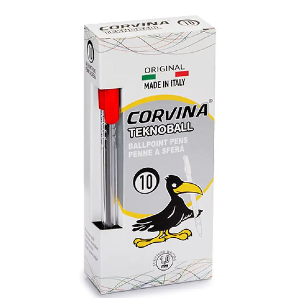 Teknoball červené guľôčkové pero 1ks 1mm - Carioca