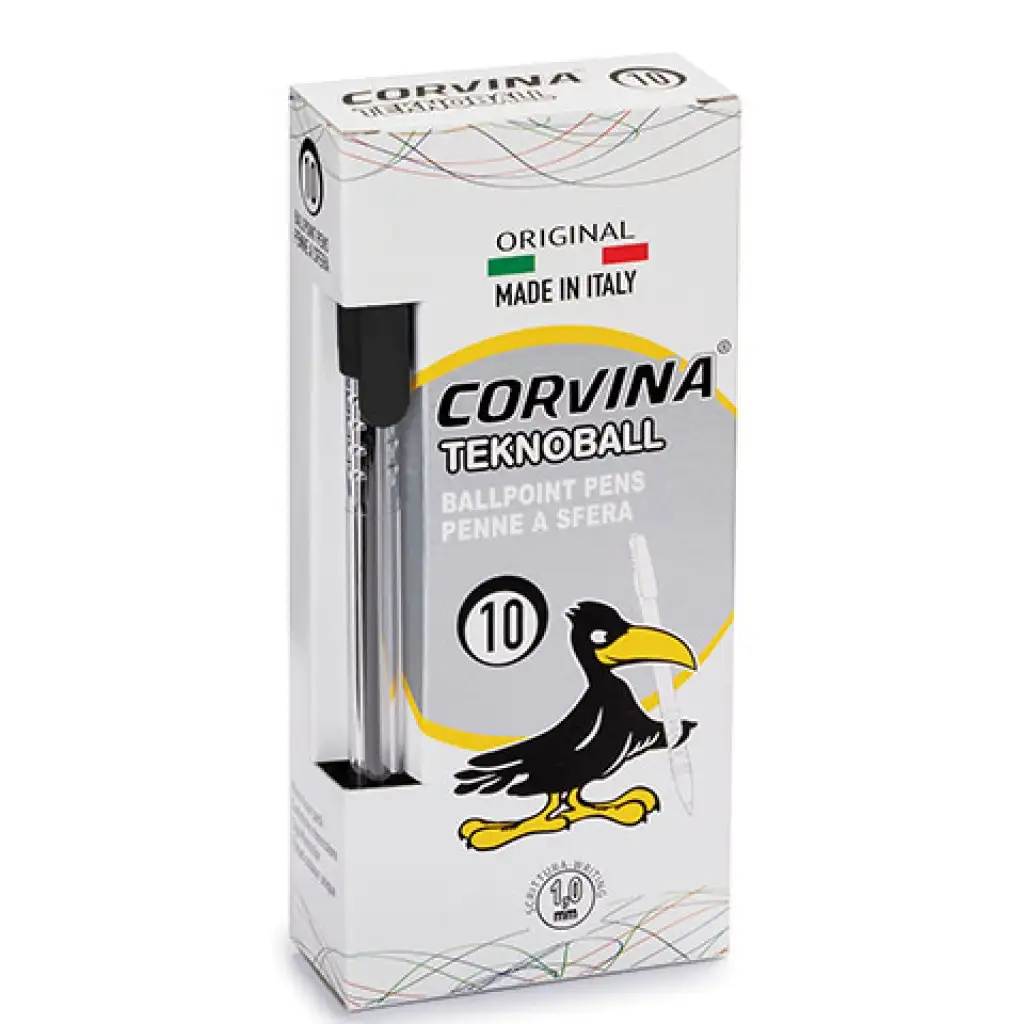 Teknoball čierne guľôčkové pero 1ks 1mm - Carioca