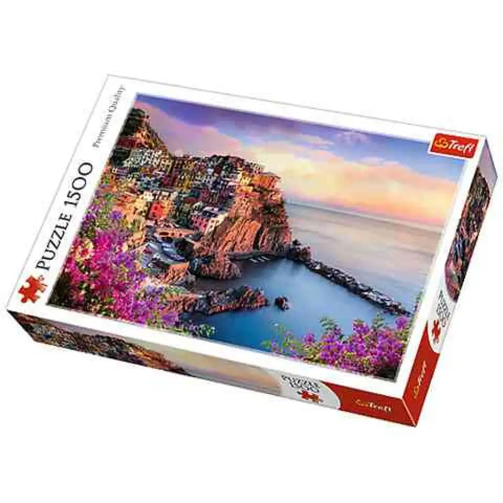 Morské pobrežie Manarola 1500 ks puzzle - Trefl