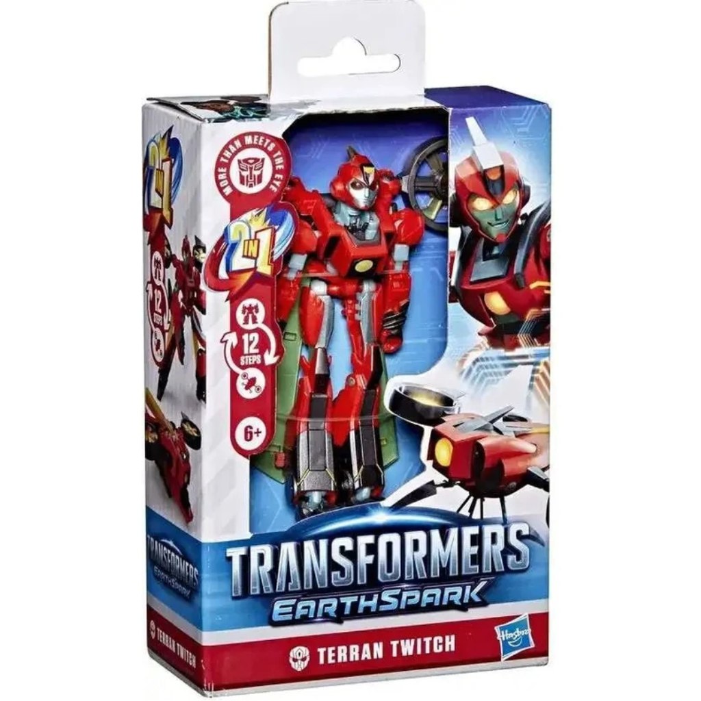 Transformers: EarthSpark Deluxe Terran Twitch átalakítható akciófigura - Hasbro kép 1