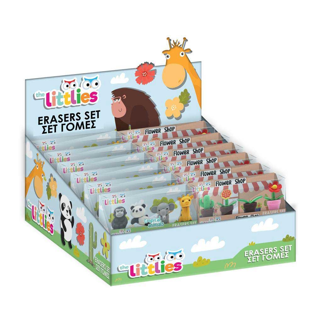 Luna: The Littlies 4db-os radír szett dobozban többféle változatban kép 1