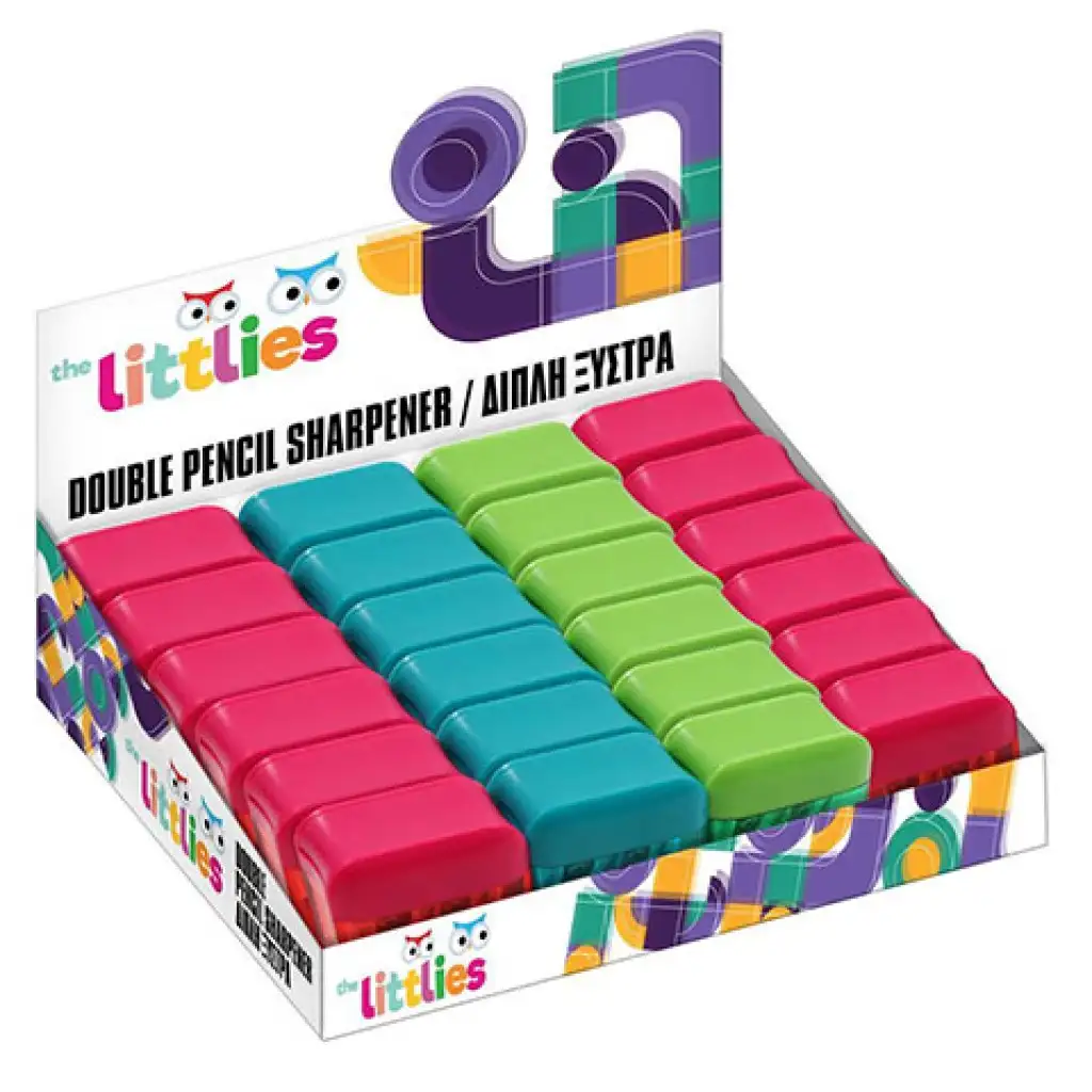 The Littlies: Strúhadlo s dvomi otvormi v rôznych variantoch