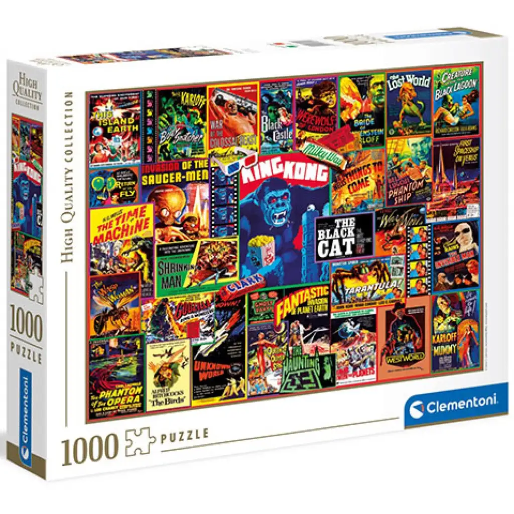 Thriller klasszikusok HQC puzzle 1000db-os - Clementoni kép 1