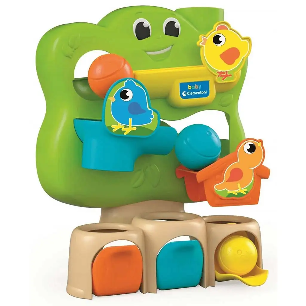 Think&Fun: Magický farebný strom s mäkkými loptičkami logická hra - Clementoni kép 2