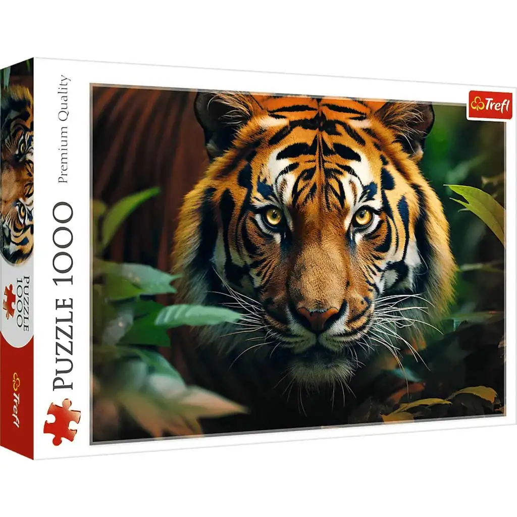 Tiger v divočine 1000 dielikové HQ puzzle - Trefl
