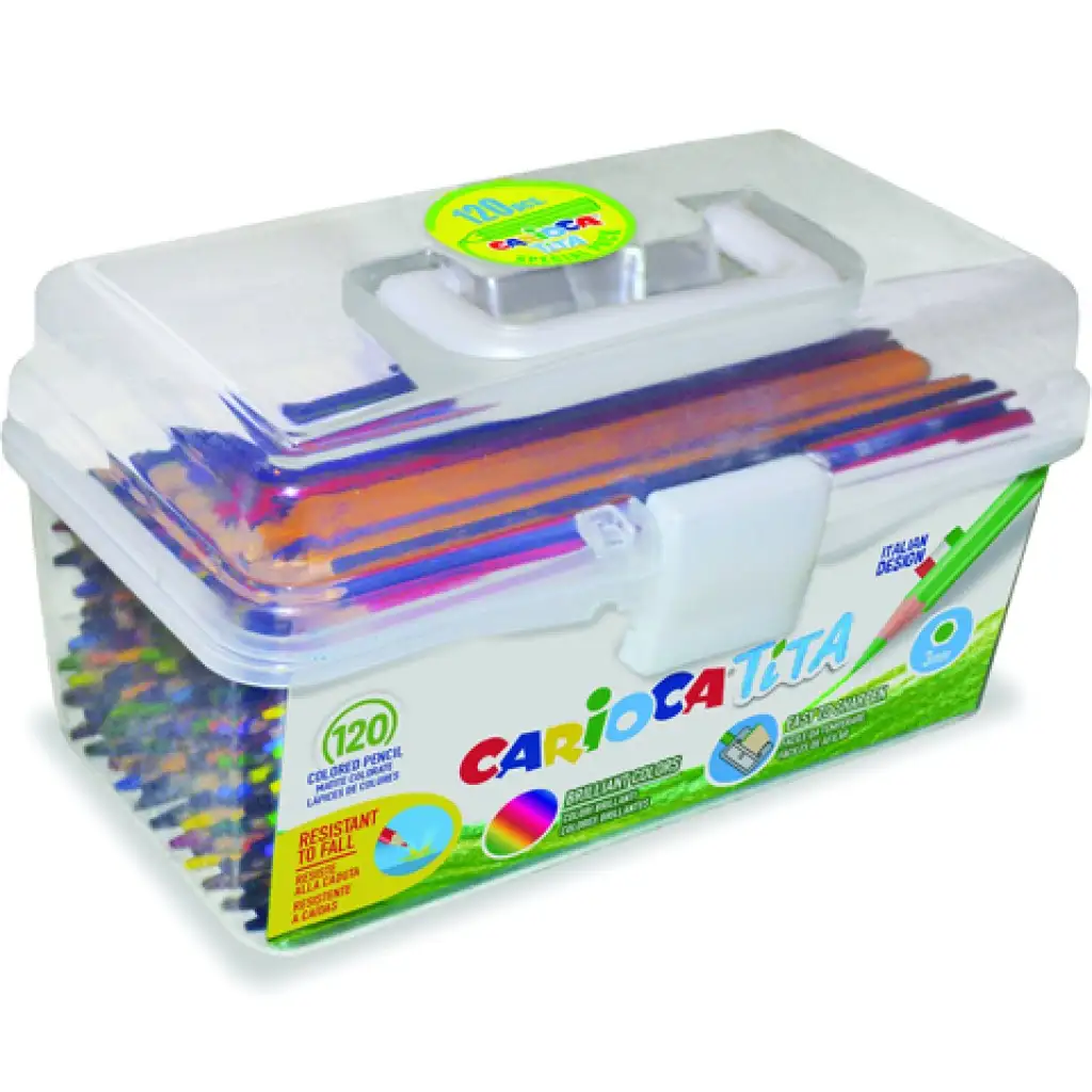 Tita set farebných ceruziek 120 ks - Carioca