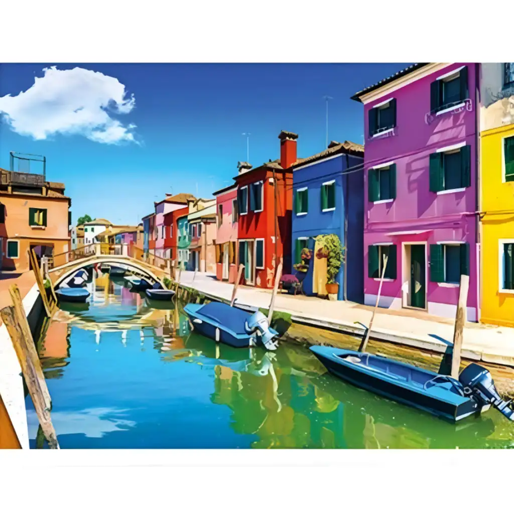 Diamantová mozaika: Benátska diamantová maľba set 30x40cm