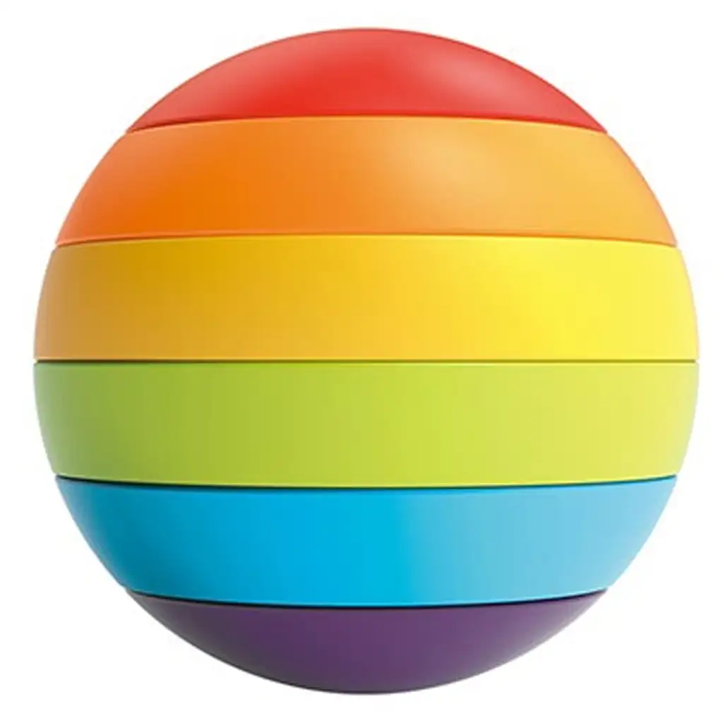 Little Stars dúhová tvarová lopta kép 4