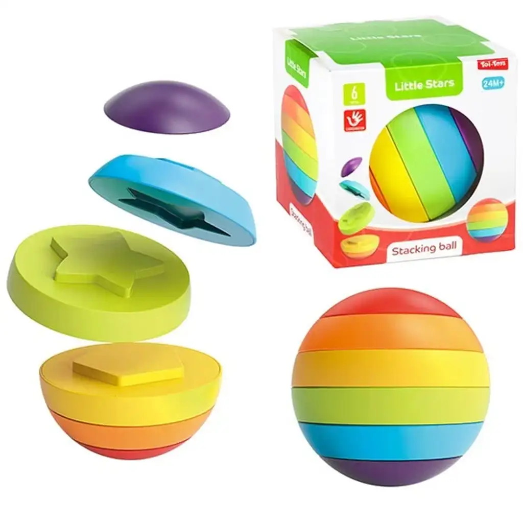 Little Stars dúhová tvarová lopta