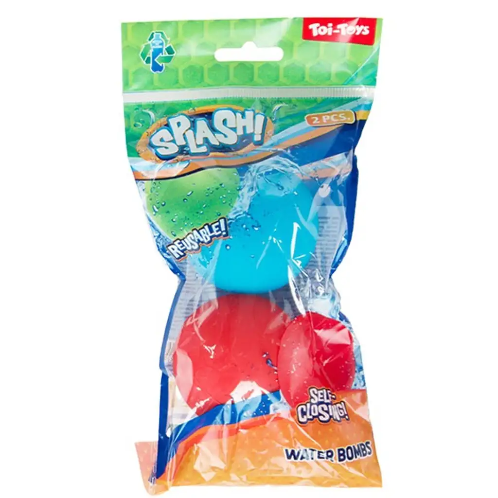 Splash opakovateľne použiteľná vodná bomba v rôznych variantoch, balenie 2 ks kép 2