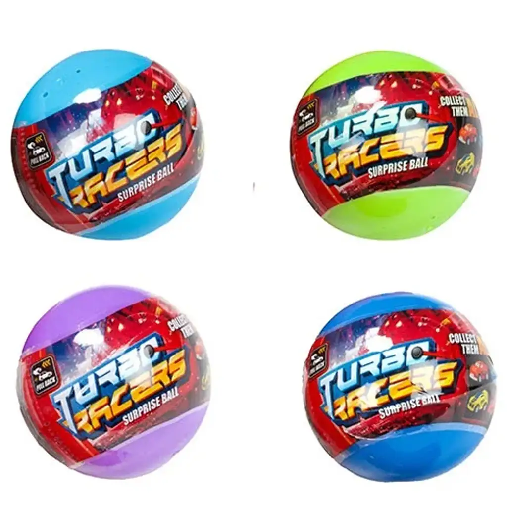 Turbo Racers prekvapivé vajíčko s pretekárskym autom 1ks kép 3