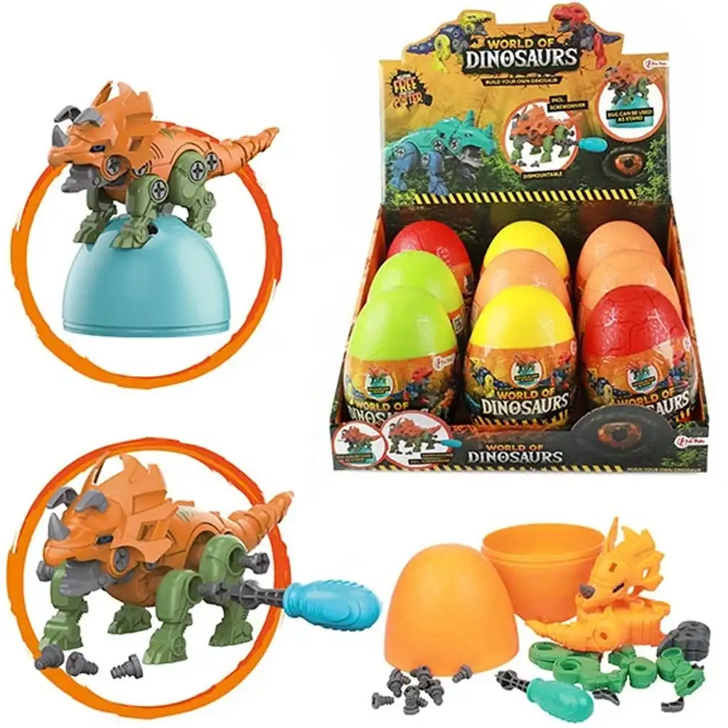 World of Dinosaurs rozoberateľný dinosaurus so skrutkovačom prekvapivé vajíčko 1ks