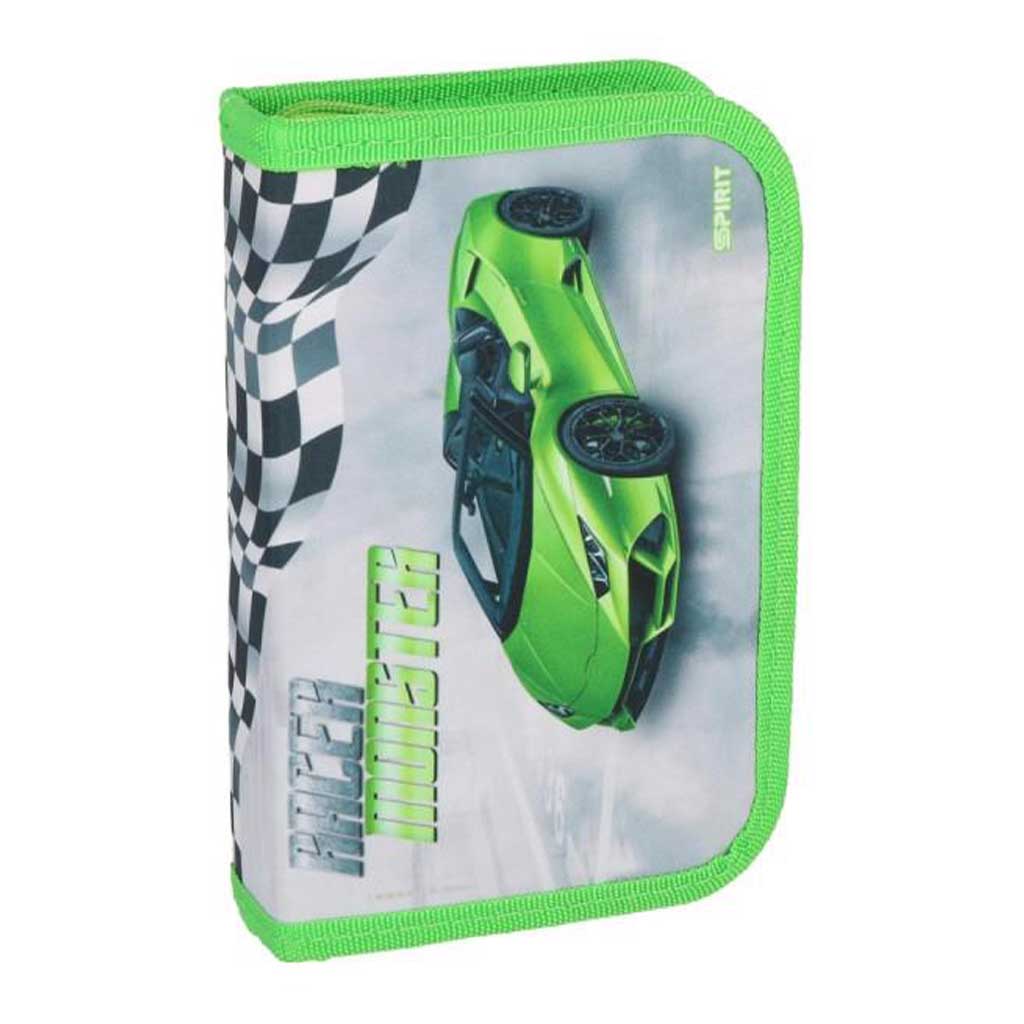 Spirit: Racer Monster autó mintás töltött kihajtható tolltartó 28db-os kép 1