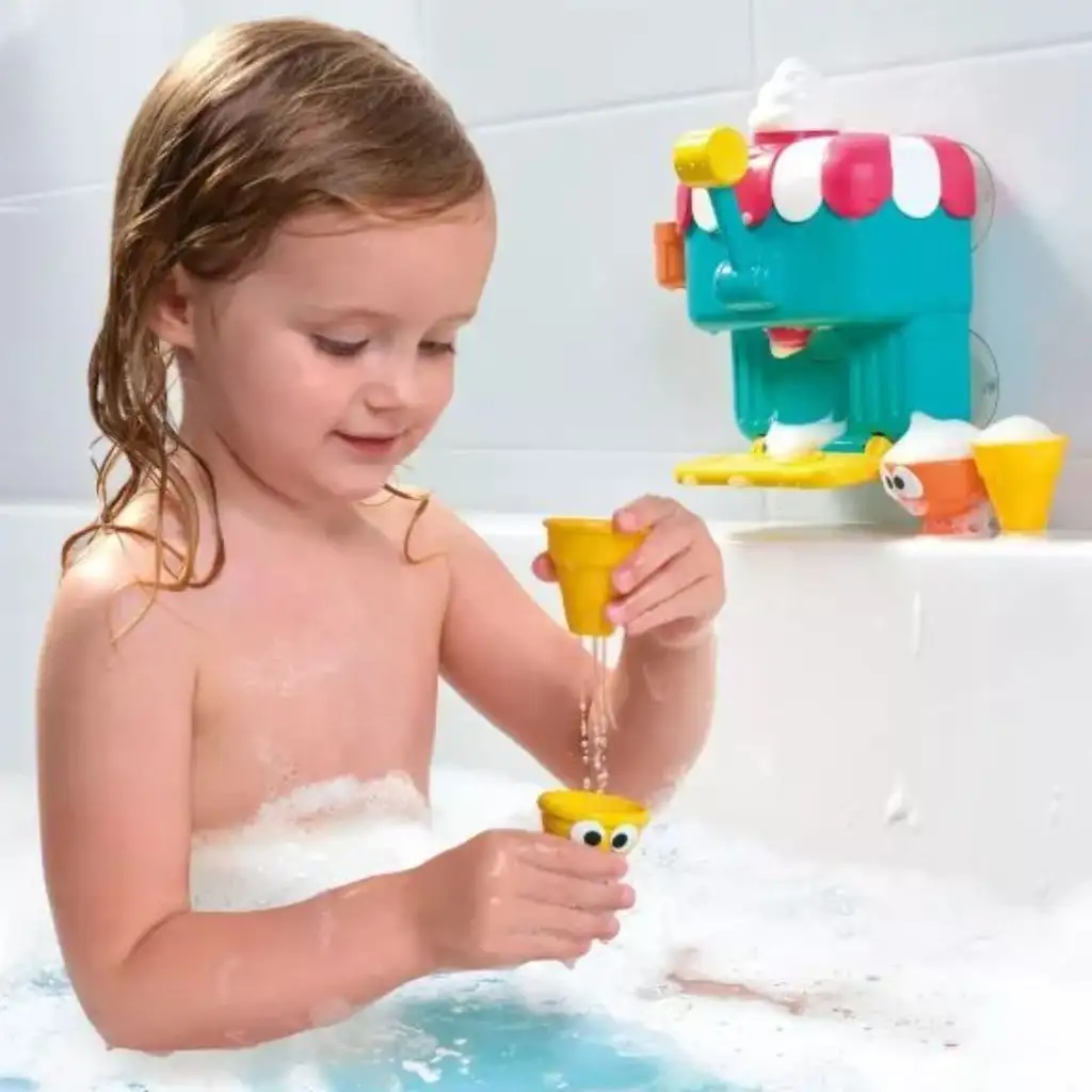 Tomy Toomies: Deluxe továreň na penovú zmrzlinu - hračka do kúpeľa kép 5