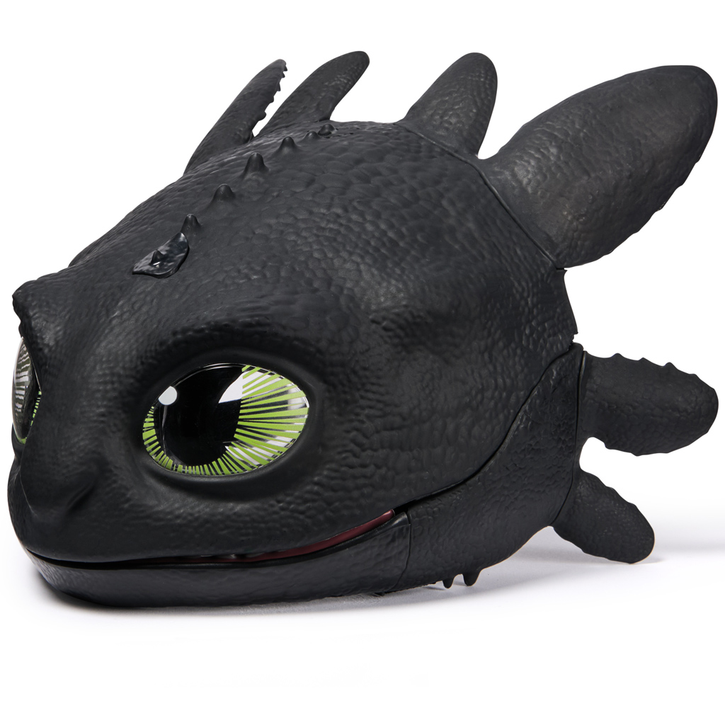 Ako si vycvičiť draka: Elektronická maska Bezzubý so zvukom, svetlom a dymovým efektom - Spin Master kép 2