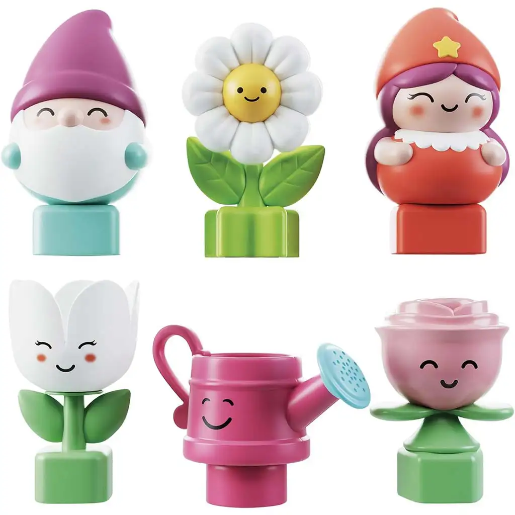 Carotina baby: Trpaslíci a kvety - hra na vkladanie tvarov - Lisciani kép 2