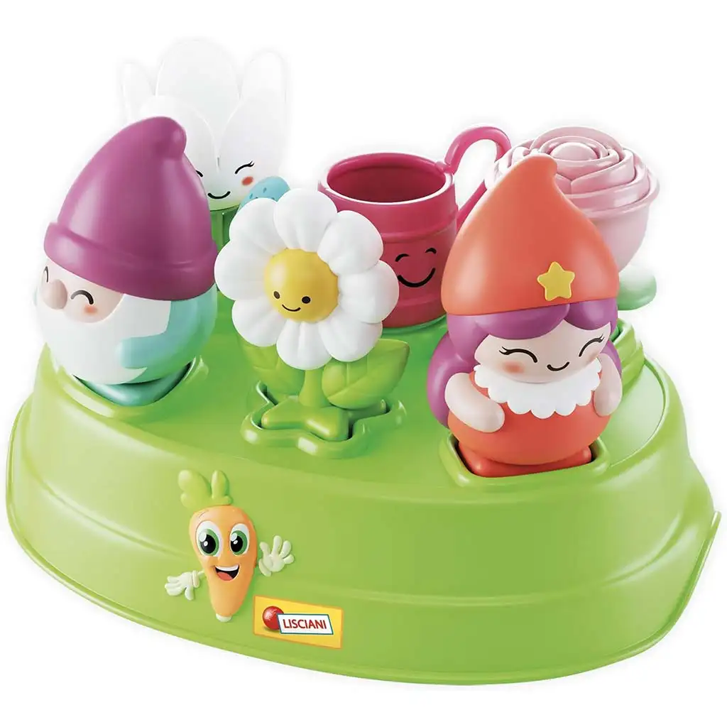 Carotina baby: Trpaslíci a kvety - hra na vkladanie tvarov - Lisciani kép 3