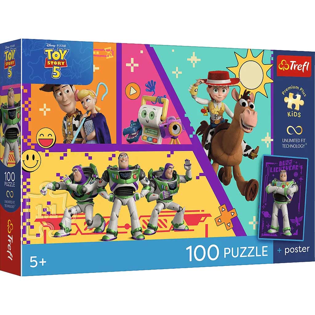 Toy Story 100db-os UFT puzzle poszterrel - Trefl kép 1