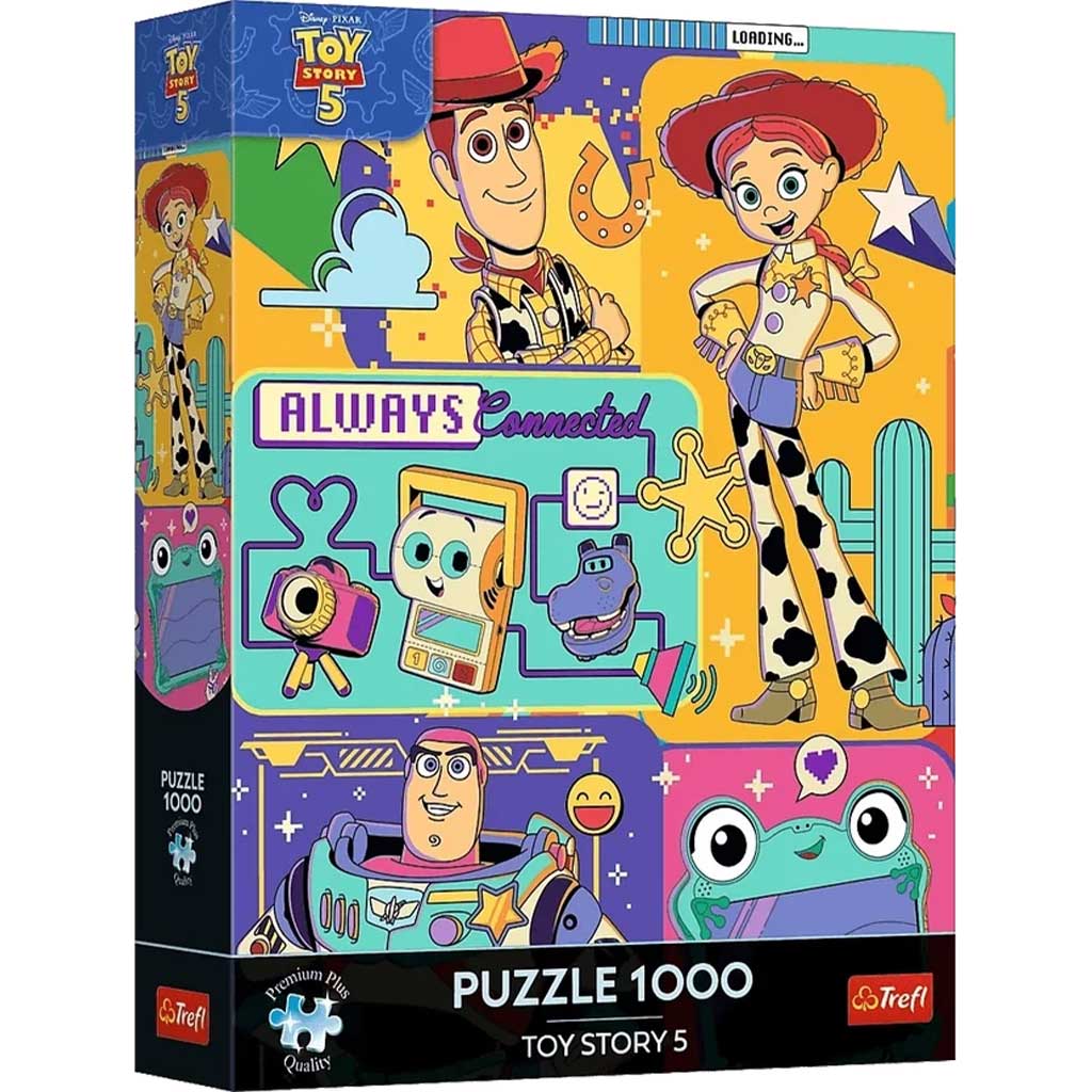 Toy Story 5 prémium plusz 1000db-os puzzle - Trefl kép 1