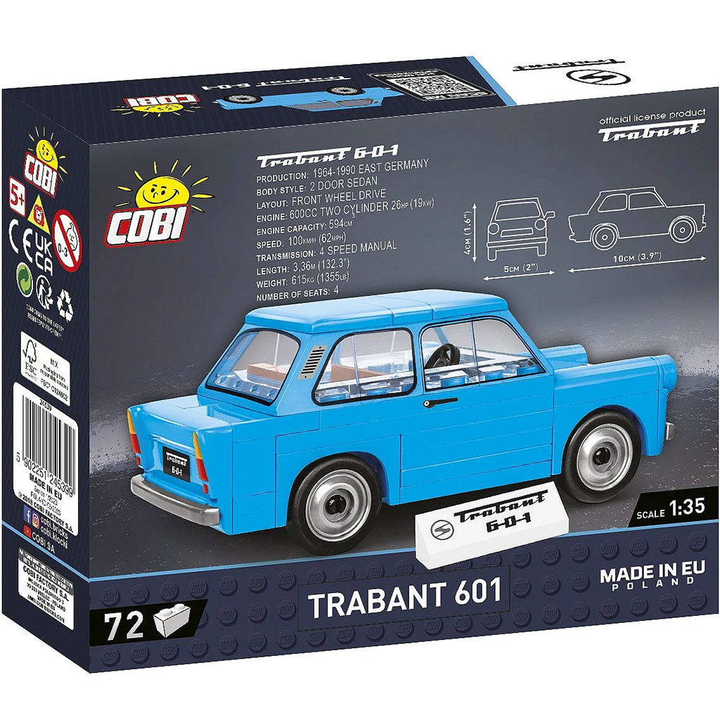 COBI: Stavebnica Trabant 601 (24539) kép 4