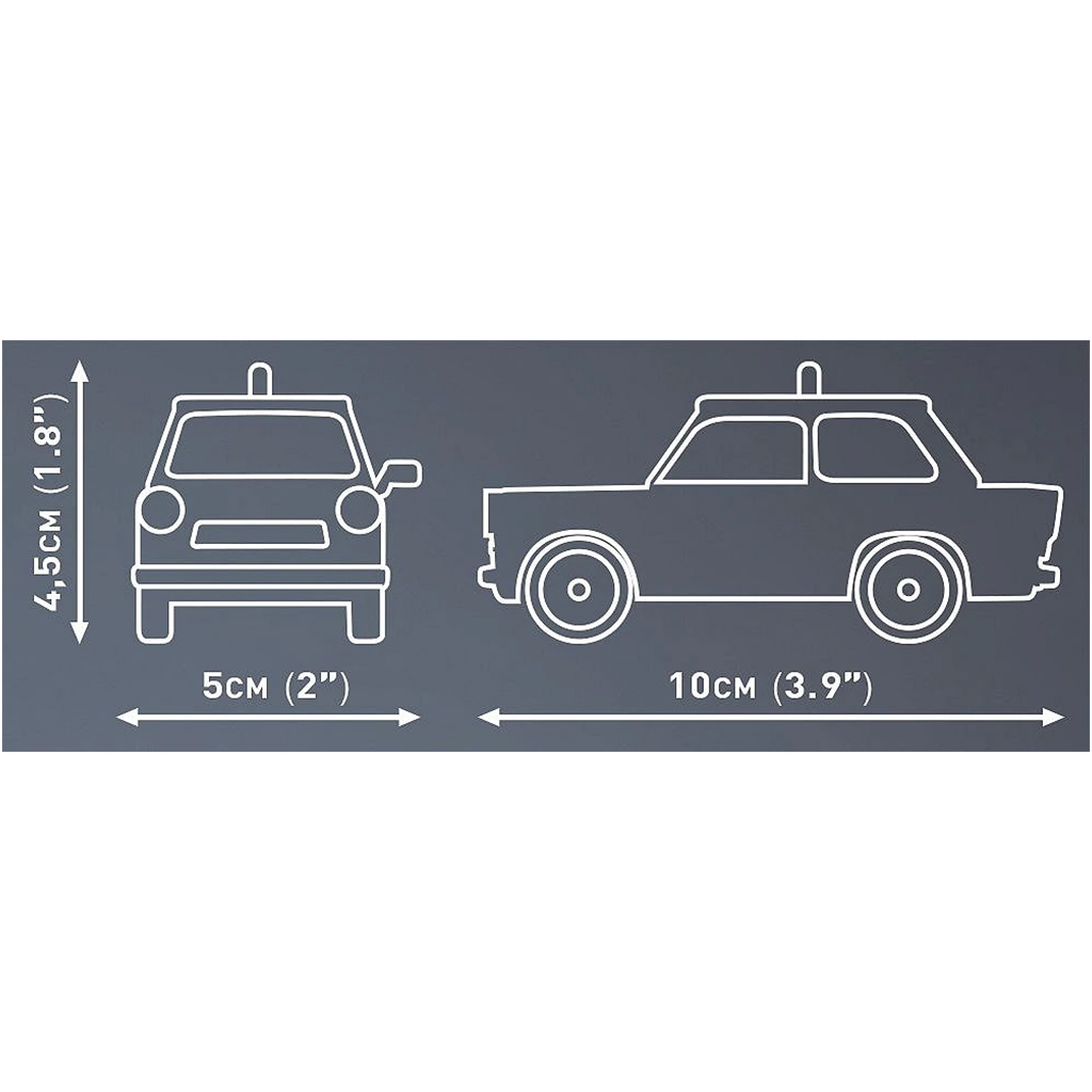 COBI: Trabant 601 Polizei stavebnica (24541) kép 3