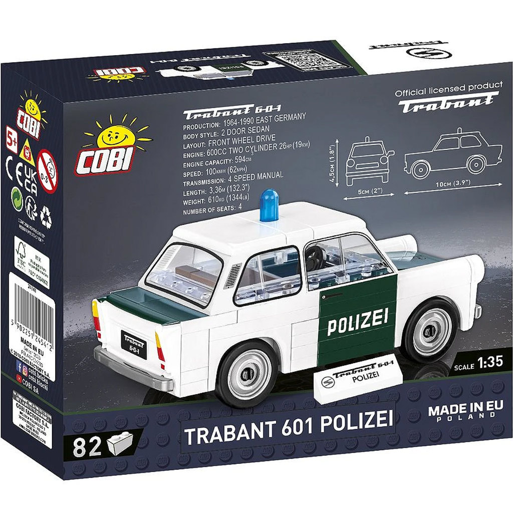 COBI: Trabant 601 Polizei stavebnica (24541) kép 4