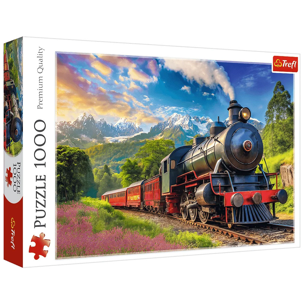 Utazás a hegyek között vonattal 1000db-os puzzle -Trefl kép 1
