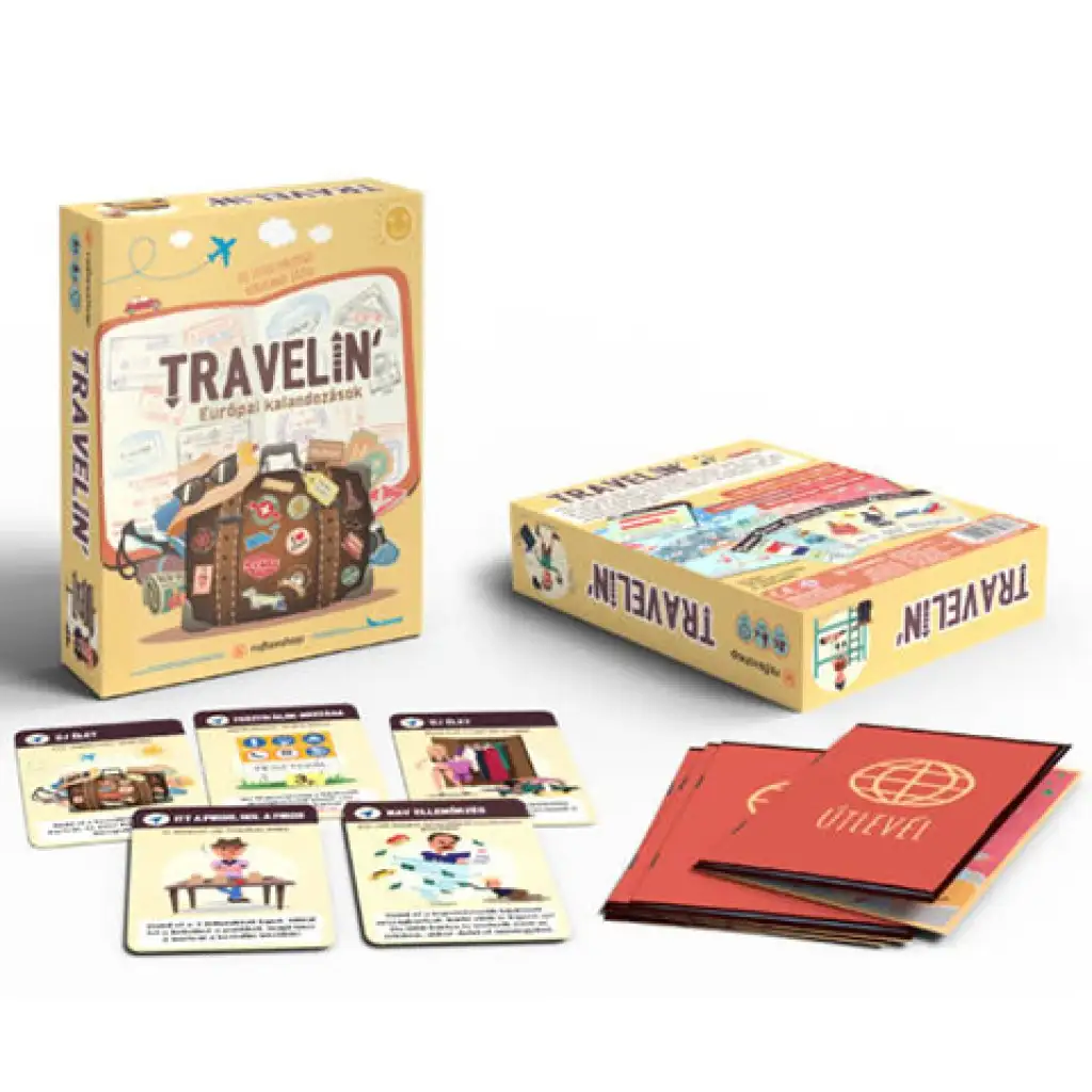 Travelin' - Európai kalandozások társasjáték kép 2
