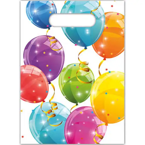 Trblietavé balóny párty taška 6 ks set