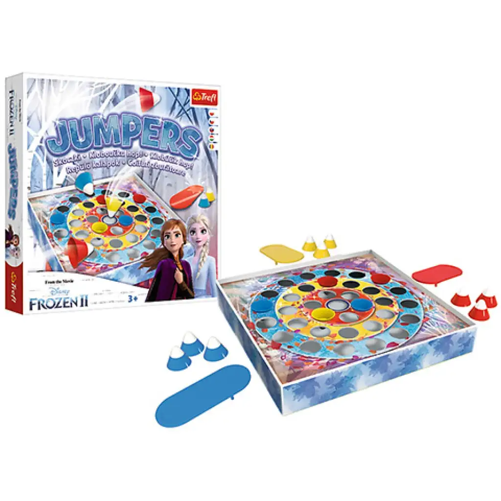 Ľadové kráľovstvo 2 Jumpers spoločenská hra - Trefl kép 3
