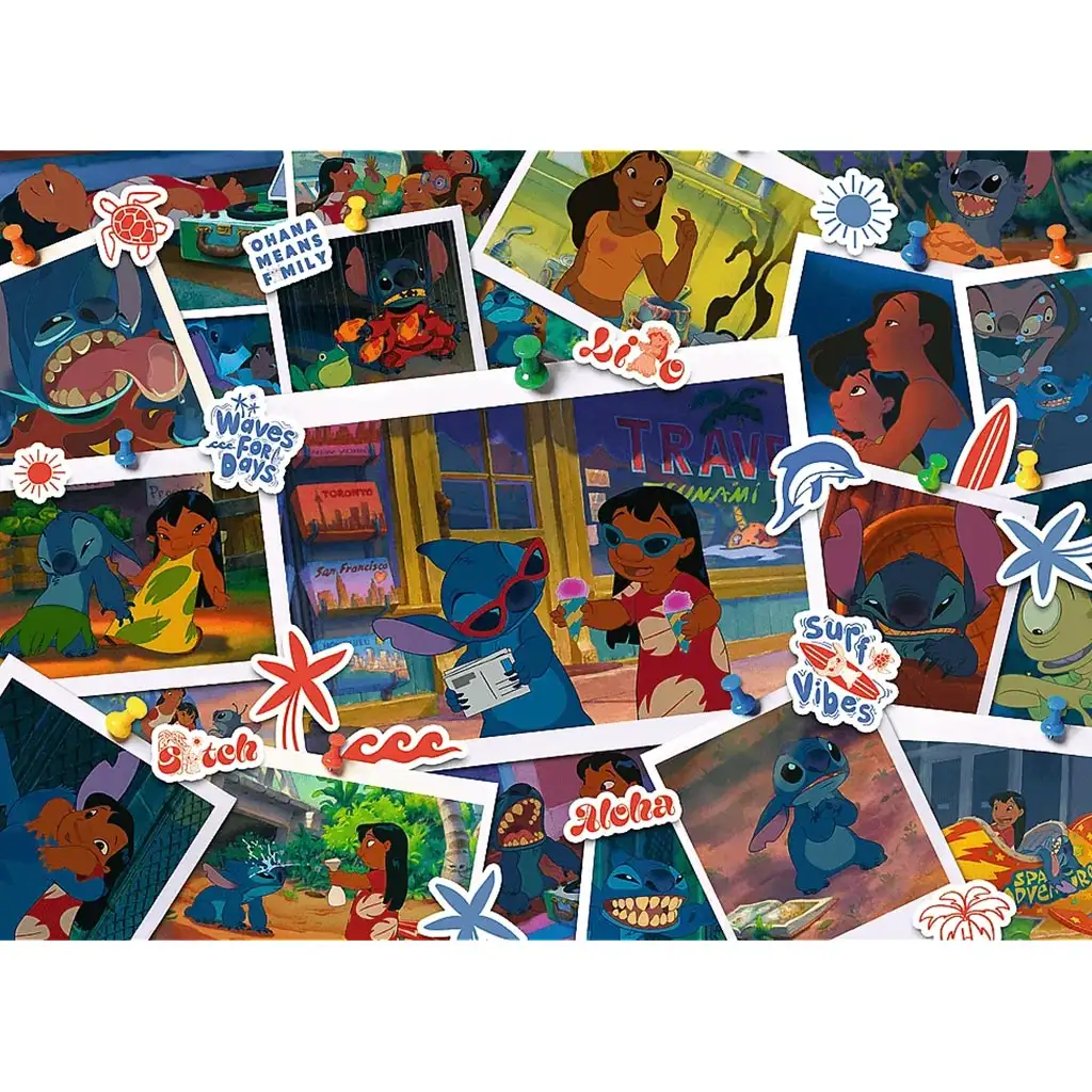 Disney: Stitch sladké spomienky 1000-dielne puzzle - Trefl kép 2