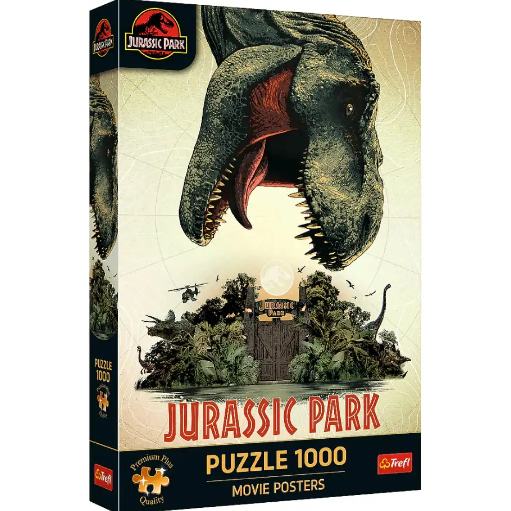 Jurassic Park 1000-dieliková prémiová plus puzzle - Trefl