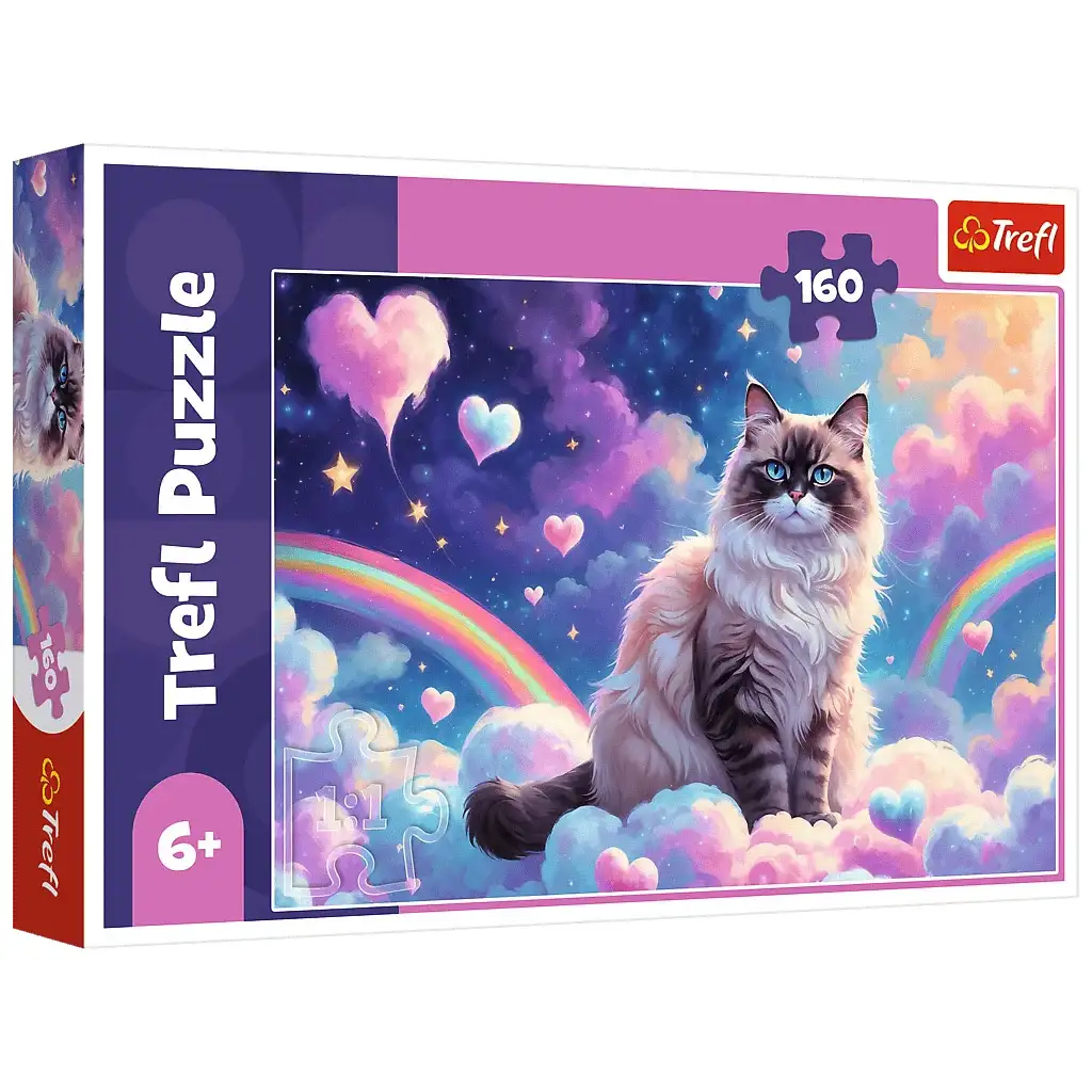 Cica a felhők birodalmában 160db-os puzzle - Trefl kép 1