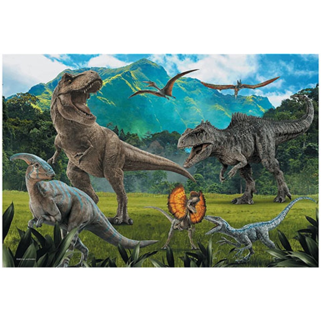 Jurassic World: Dinosaury z Jurassic Park 100 dielne puzzle - Trefl kép 2