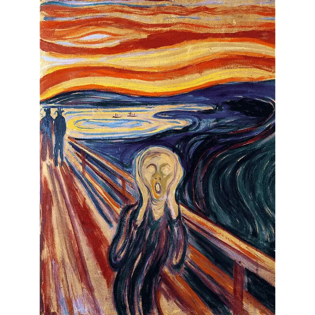 Edvard Munch: Výkrik 200-dielna drevená puzzle - Trefl kép 2