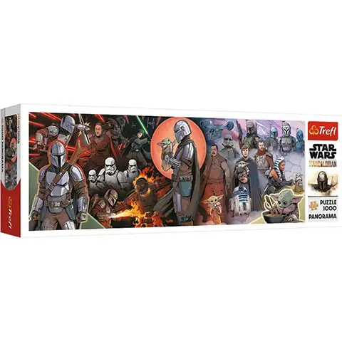 Star Wars: The Mandalorian 1000 dielne panoráma puzzle - Trefl