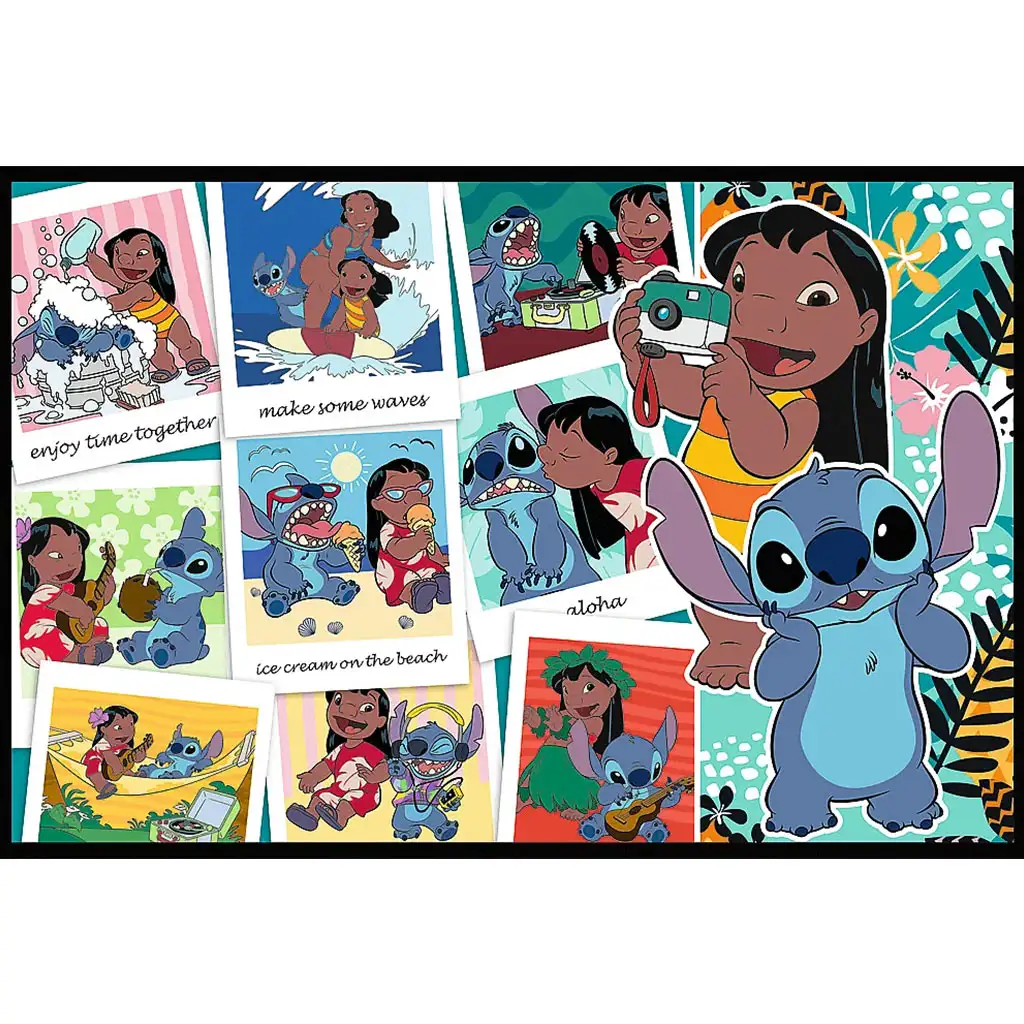 Lilo a Stitch šťastný život 2x200 puzzle - Trefl kép 2