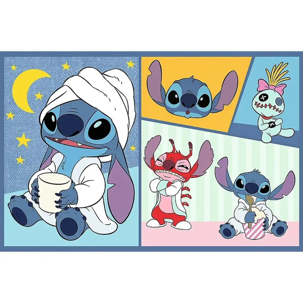 Stitch a priatelia 2x70 ks puzzle - Trefl kép 2