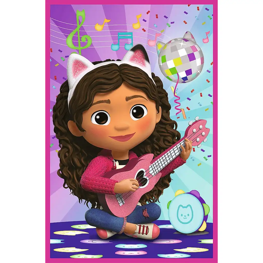 Gabi domček pre bábiky s Gabi a mačkami 3x50-dielne puzzle - Trefl kép 2