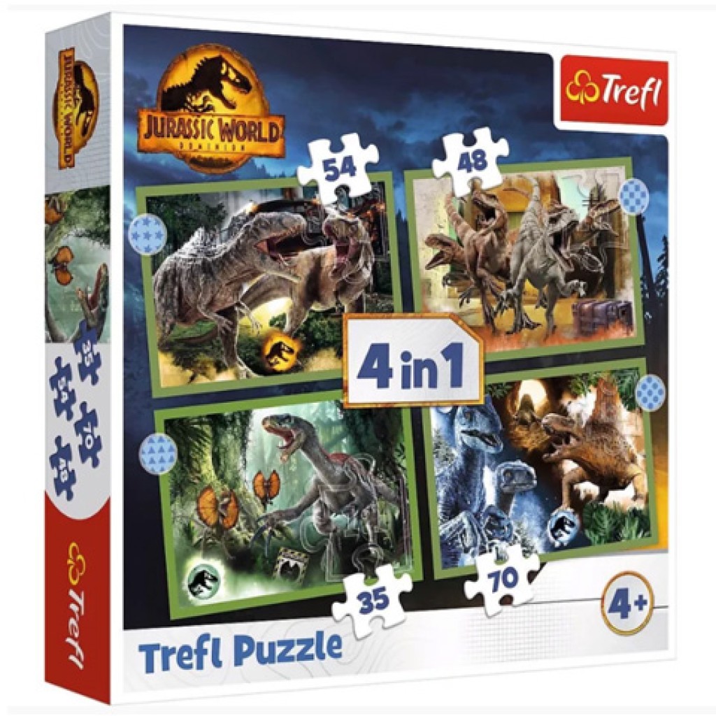 Jurrasic World 4v1 puzzle - Trefl